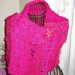 Ready to be shipped - Gorgeous One of a kind scarf/ wrap/ Made out of RECYCLED SARI SILK Yarn