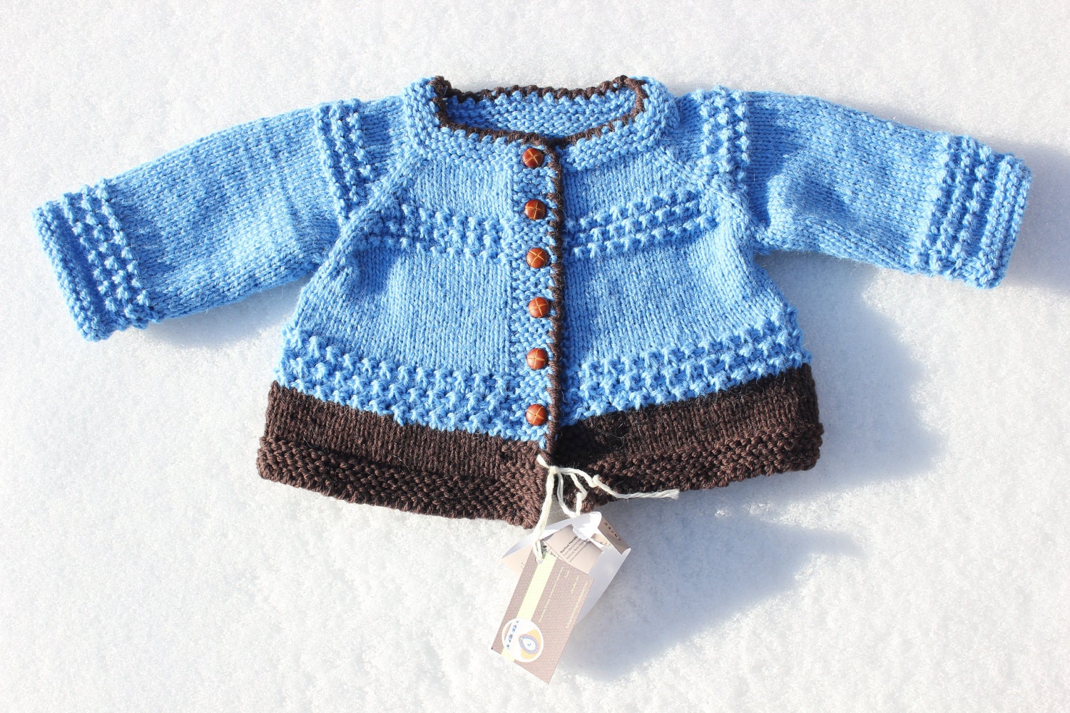 Ready to ship/ Baby Toddler Size Cardigan Sweater Jacket made out of wool with a BLANKET /Size 2L