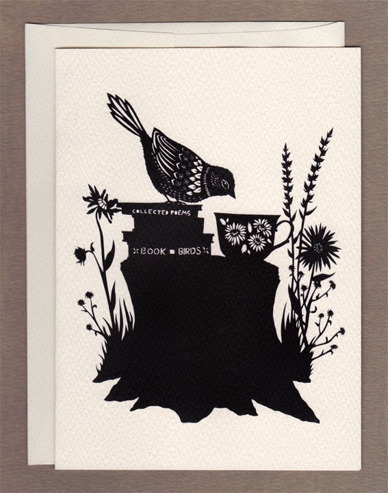 Book of Birds - Greeting Card