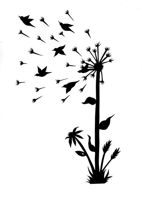 Whisper - Cut Paper Art Print