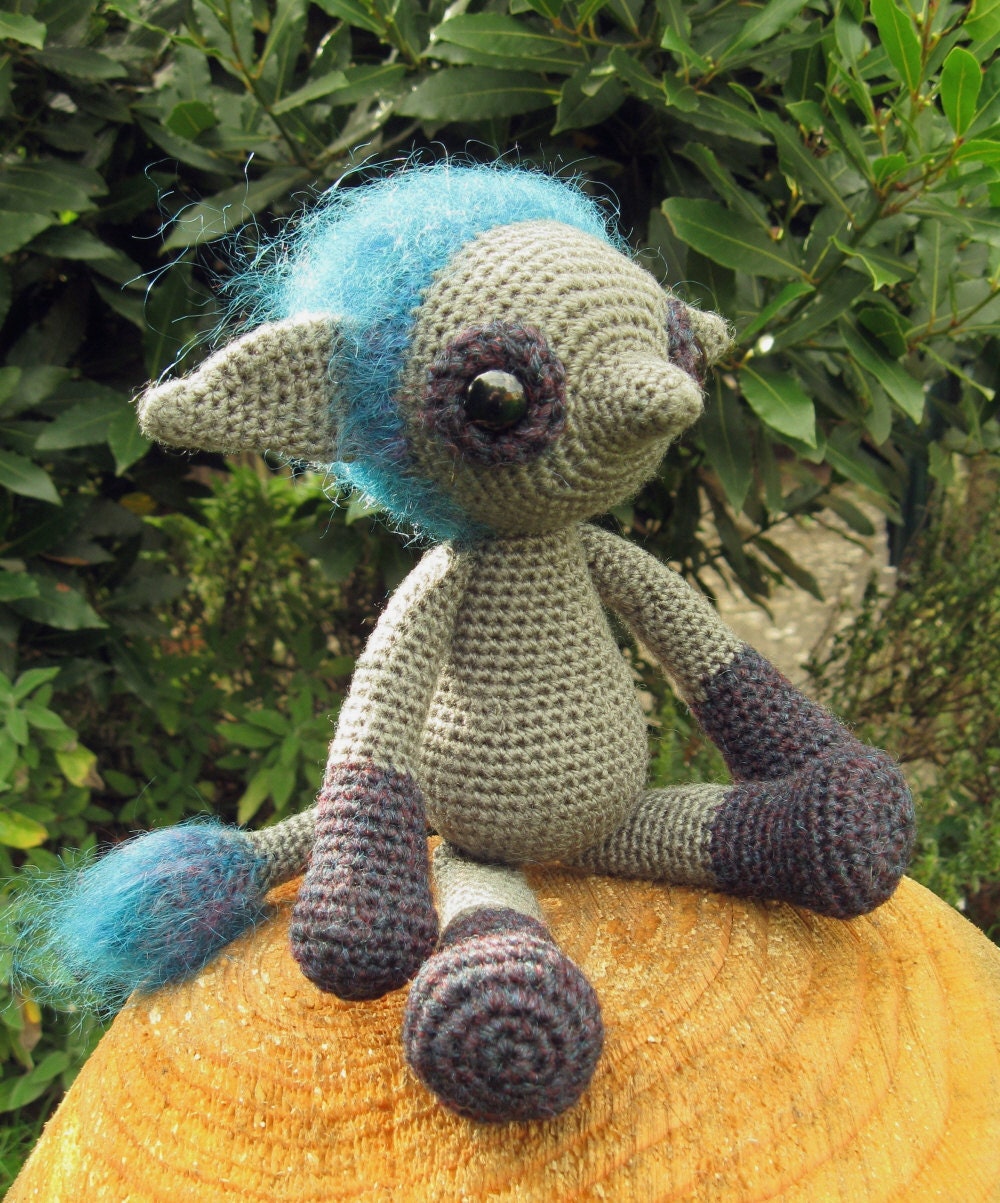 PDF of Little Folk Amigurumi Pattern - Elf, Fairy, Sprite Crochet Pattern