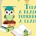 Classroom Poster, Classroom Art Wall Decor "Today a Reader, Tomorrow a Leader" Reading Books Educational Classroom Decor