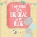 Blog Art Print, 5x7 Pink Wall Art Decor, Fun Typography Art, Typographic Art, Neutral Tones Wall Art Poster, Blogging Print, Website Print