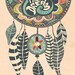 Dreamcatcher Giclee Print "THE DREAMCATCHER - No.1" Giclee Print Bedroom Art, Dorm Decor Poster, Modern Dorm Art, Illustration and Quote