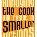 Kitchen Art Print, Kitchen Quote, 11x14 Typography, Orange, Green, or Blue Funny Typography Kitchen Wall Decor