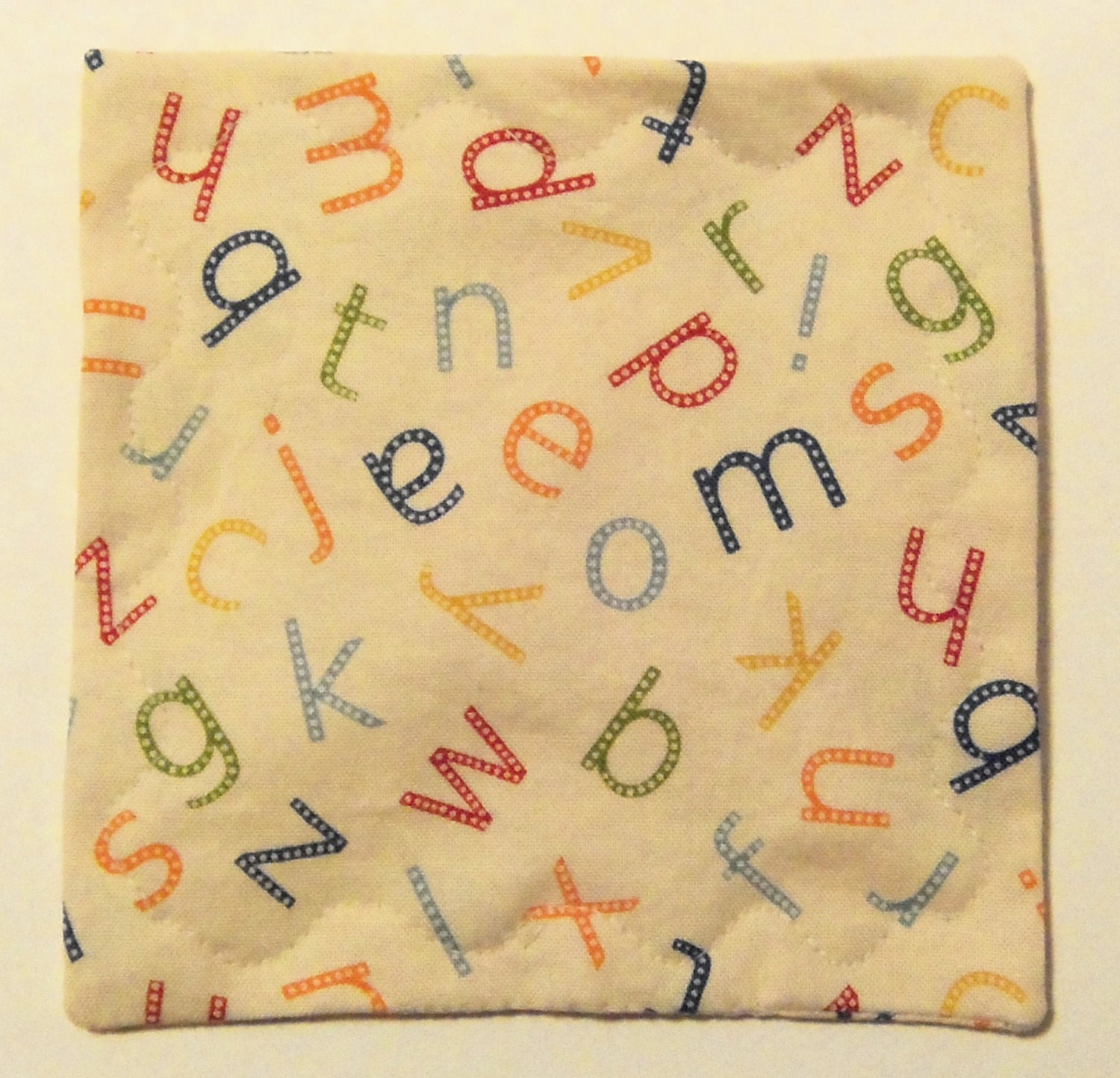 Alphabet Baby Crinkle Square- Sensory Toy