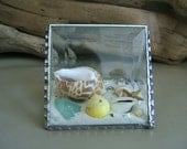 Beach by the Inch Glass Pyramid Sand Globe - 3 inches x 3 inches