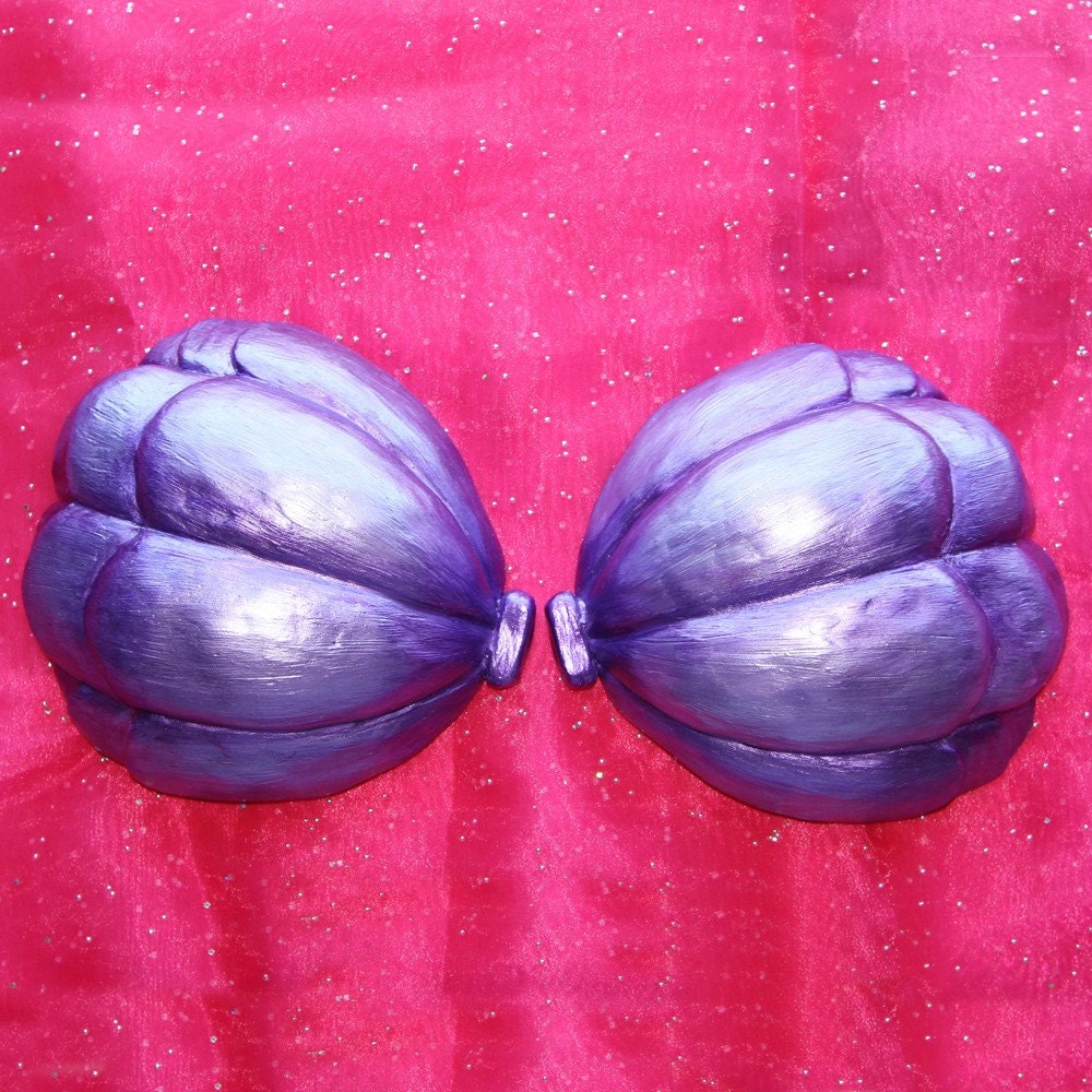 SALE The ORIGINAL Little Mermaid Ariel Costume Seashell Bra Cups CUSTOM - A True Enchantment Original