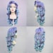 Mermaid Lagoon Purple and Aqua Adult Costume Wig From Under The Sea a True Enchantment Original