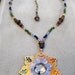 Chakra Necklace, 7 Chakra Pendant, Stone, Chakra Symbols, Lotus Flower, Energy Healing, Mandala, Chakra Jewelry