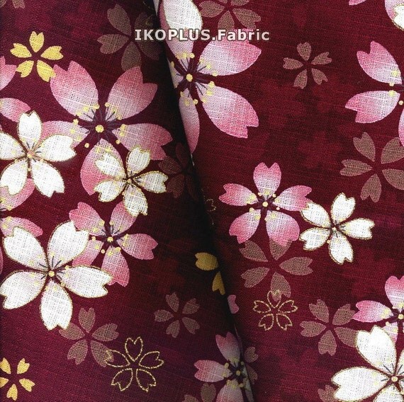 Japanese Blossom Sakura in Maroon - EK-QS35103B