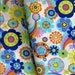 Sparkle Florwers in White -Cotton-EK-QS35102D