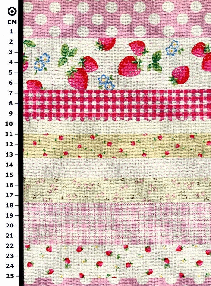 Sweet Strawberry Patchwork in Pink Combo-EK-QS31607A