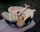 Natural Bathtub Toys Gift Set
