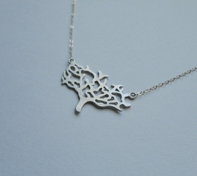 Silver Tree Necklace