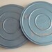 2 Vintage Metal Movie Film Cans
