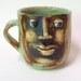 Pensive Blue Eyed Face Mug
