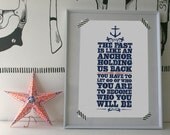 Anchor  Signed Print Large
