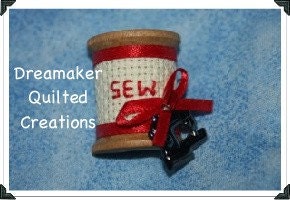 Spool Its Sew Pin Brooch SALE