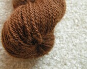 Alpaca Yarn, Lace weight, Undyed Dark Brown