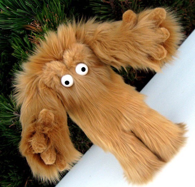 stuffed sasquatch