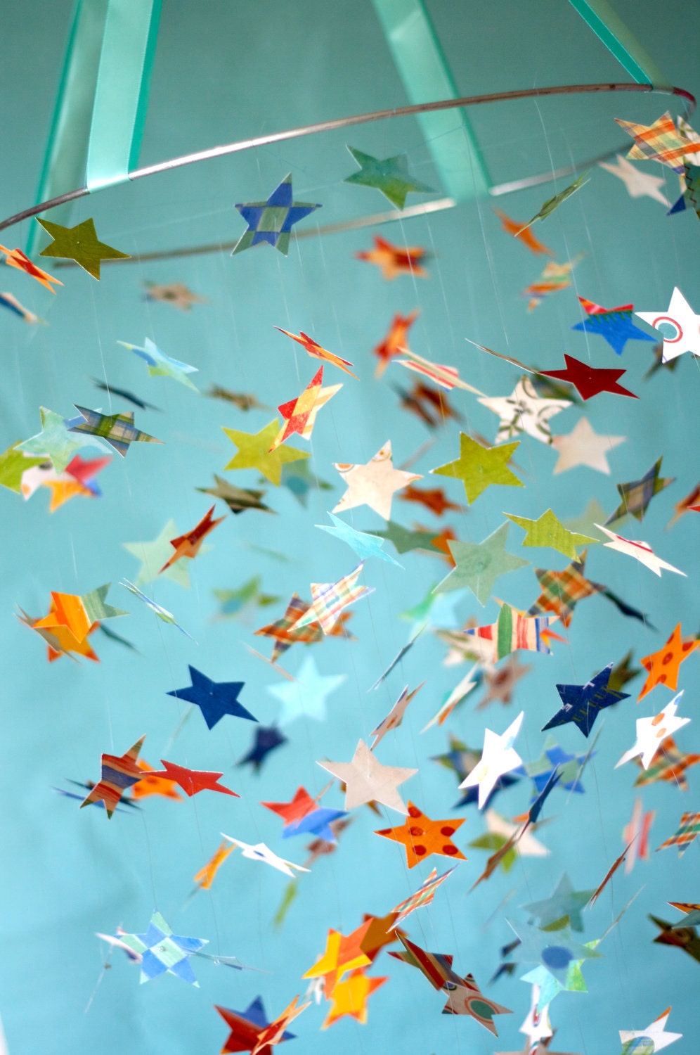 Paint me a Star Mobile-Great for Baby Shower Gifts, Nurseries, Bedrooms, Photographer Prop