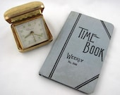 Time Book - 1930s Record Book for Hourly Wages, Great for Altered Art