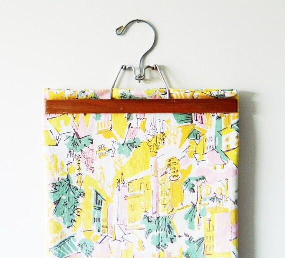 Bright Mid Century Fabric/Tablecloth