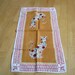 SOLD/RESERVED for JJ Pretty Kitty Vintage Towel Virginia Zito