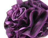 Fabric Flower PDF Pattern Tutorial ... Satin Tulle Tutu Puff ... NEW