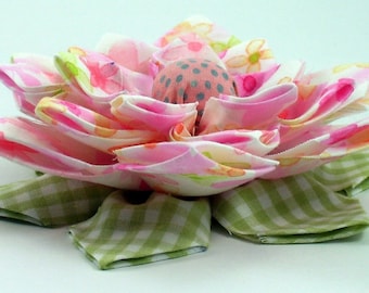 Fabric Lotus Flower PDF Tutorial 11