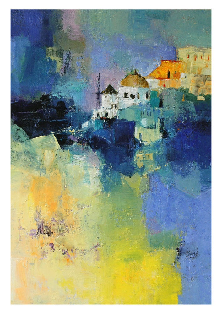 Oia Santorini Greece 5/50 - Limited Edition Print A4