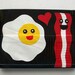 Egg Hearts Bacon Duct Tape Wallet