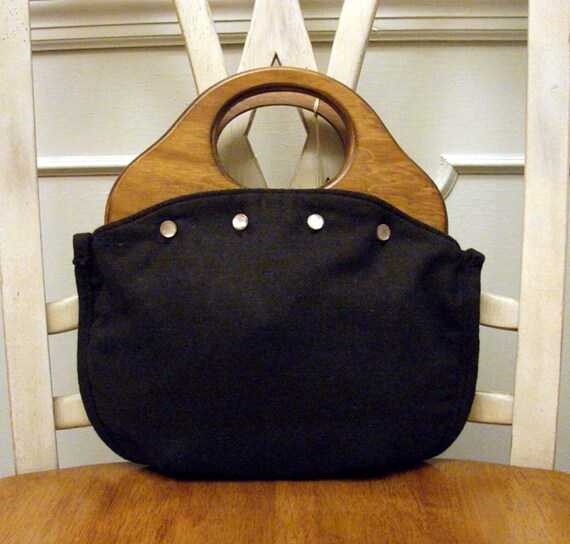 Items similar to Vintage 80s Burlington Wooden Handle Reversible