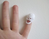 Tiny Crocheted Skull