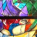 Prophet Jeremiah-Painted Stained Glass Art-Interpretation of Marc Chagall