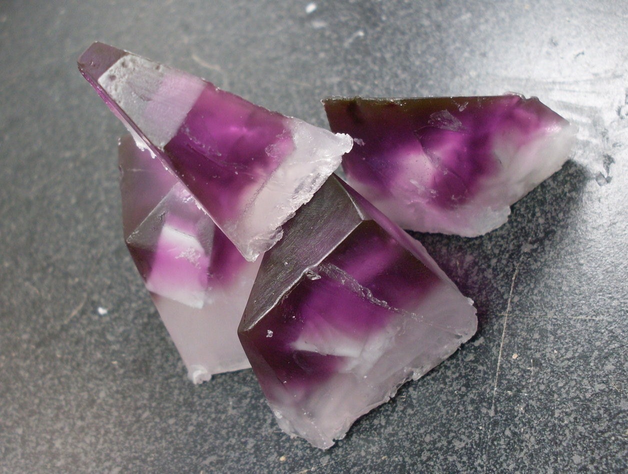 Amethyst Gemstone Soap