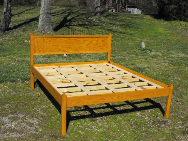 KIng size oak platform