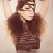 Bolero Lace Underbust Harness Vest Black Leather Steampunk Edwardian Victorian burning man playa