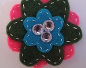 Funky Flower Hair Clip