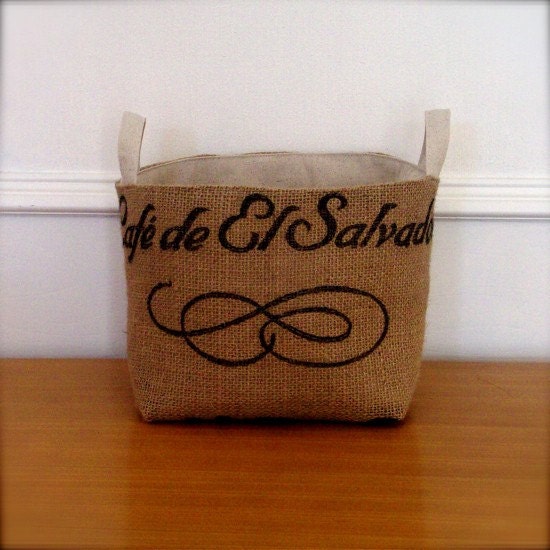 Large Coffee Sack Basket