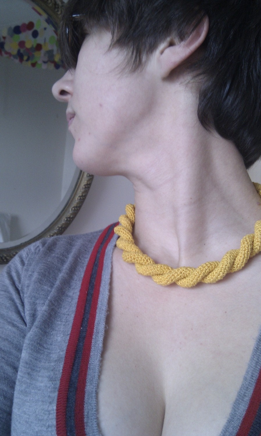 Rope Necklace Crochet Jewellery Pattern