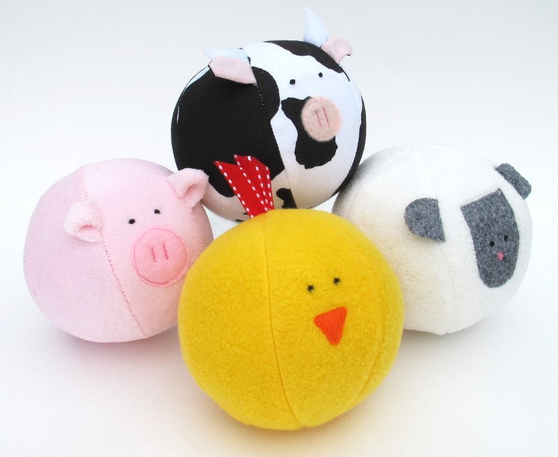 Barnyard Ball - PDF sewing pattern - free shipping