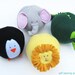Zoo Friends Toy Balls- PDF sewing pattern - IMMEDIATE DOWNLOAD