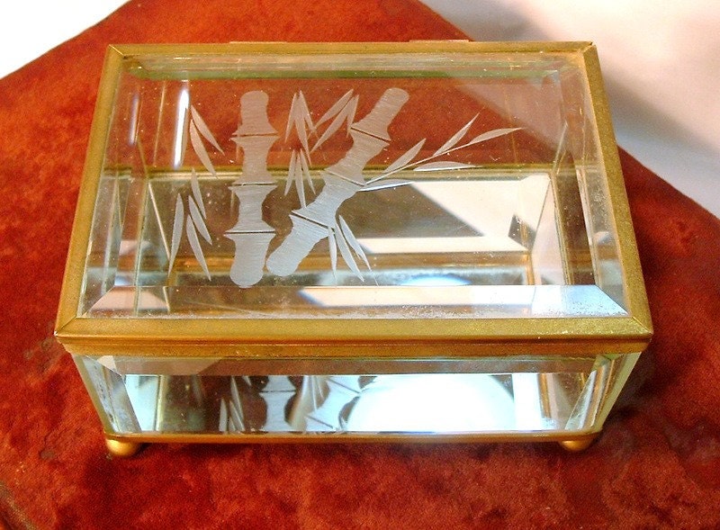 Bamboo Glass Display Box