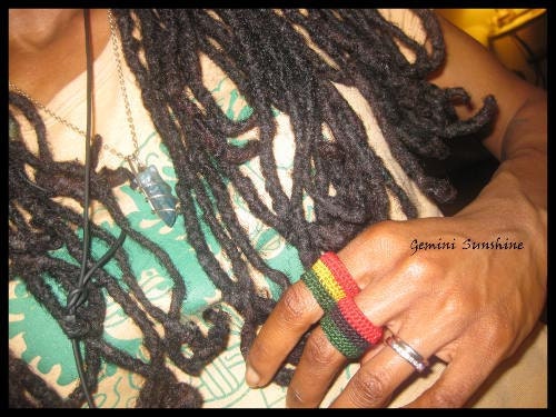 Mama Africa Crochet Ring