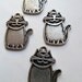 Silver Fat Cat Charm