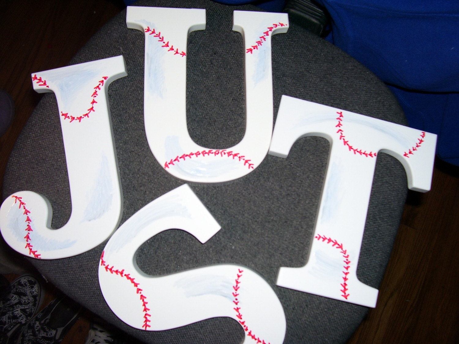 Letters - Handpainted - Baseball