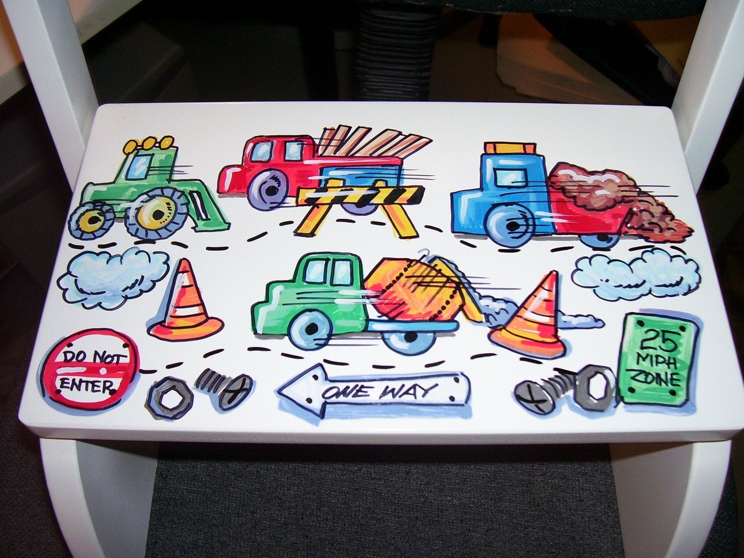 http://www.etsy.com/listing/61024807/personalized-flipstep-stool-construction