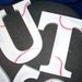 Letters - Handpainted - Baseball